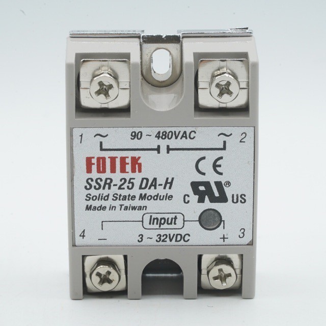 Relay bán dẫn Fotek SSR - 25DA Solid Relay SSR-25DA-H SSR-25VA SSR-25AA