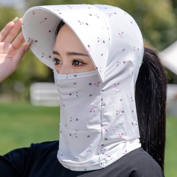 Mũ Che Nắng Chống Tia Cực Tím Vải Lụa Mát Chuyên Dùng