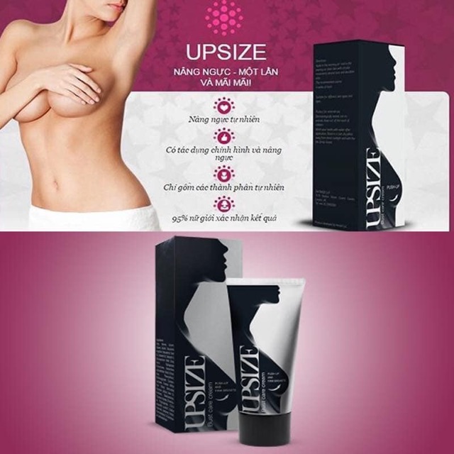 Kem nở ngực Upsize Bust Care Cream 50ml giúp nâng ngực và làm đầy đặn vòng 1 hàng chính hãng 100% - HX2026 | BigBuy360 - bigbuy360.vn