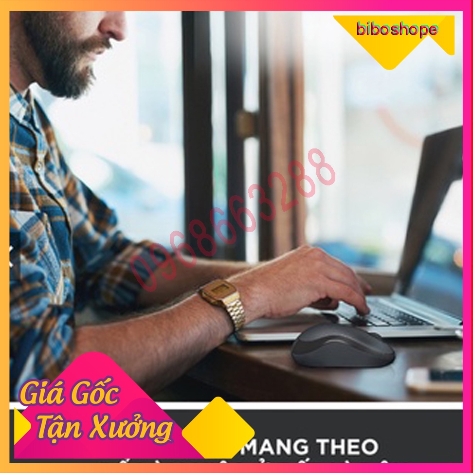 🔥Free ship🔥 Chuột Không Dây Logitech M220 Silent Tiếng Động Siêu Nhỏ Bảo hành 12 tháng 🔥Free ship🔥