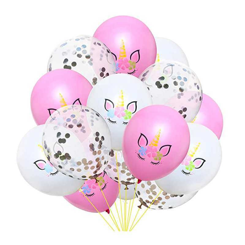 Bong Bóng Cao Su 12 Inch Hình Kỳ Lân Trang Trí Tiệc