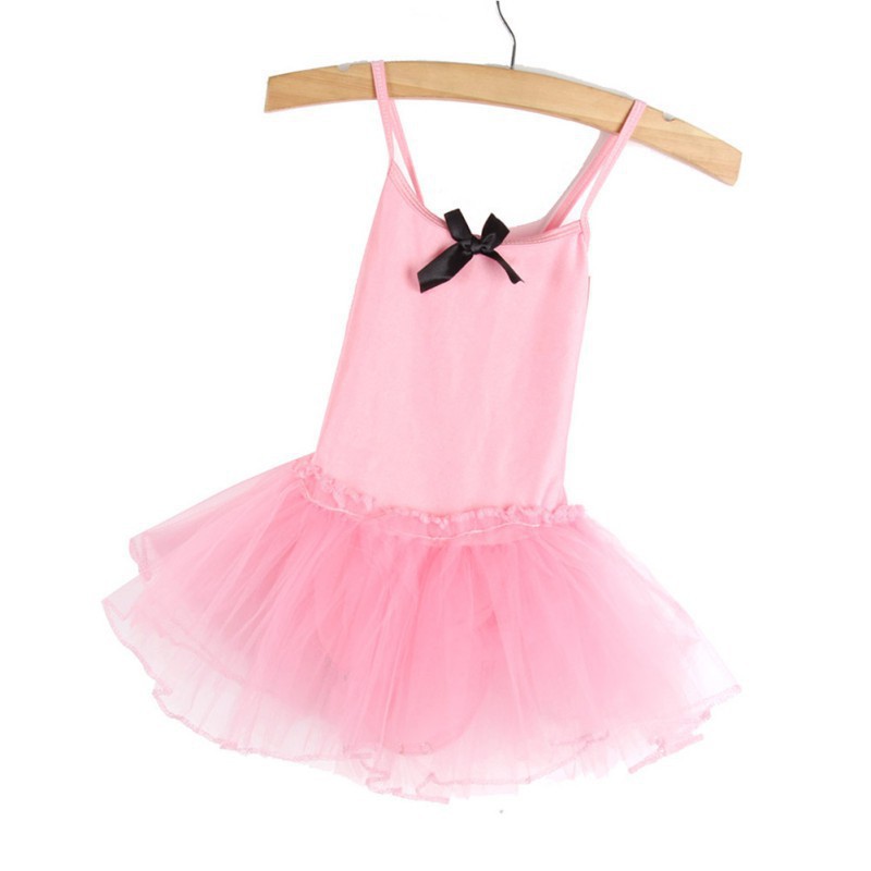 Babyme Kids Girls Party Ballet Costume Tutu Dance Skate Dress Leotard 2-7Y