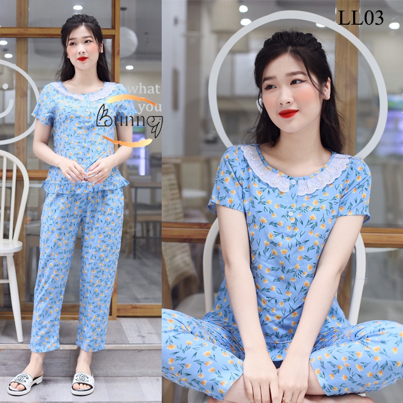 Đồ bộ mặc nhà chất tole lạnh nhẹ mát và mềm mịn