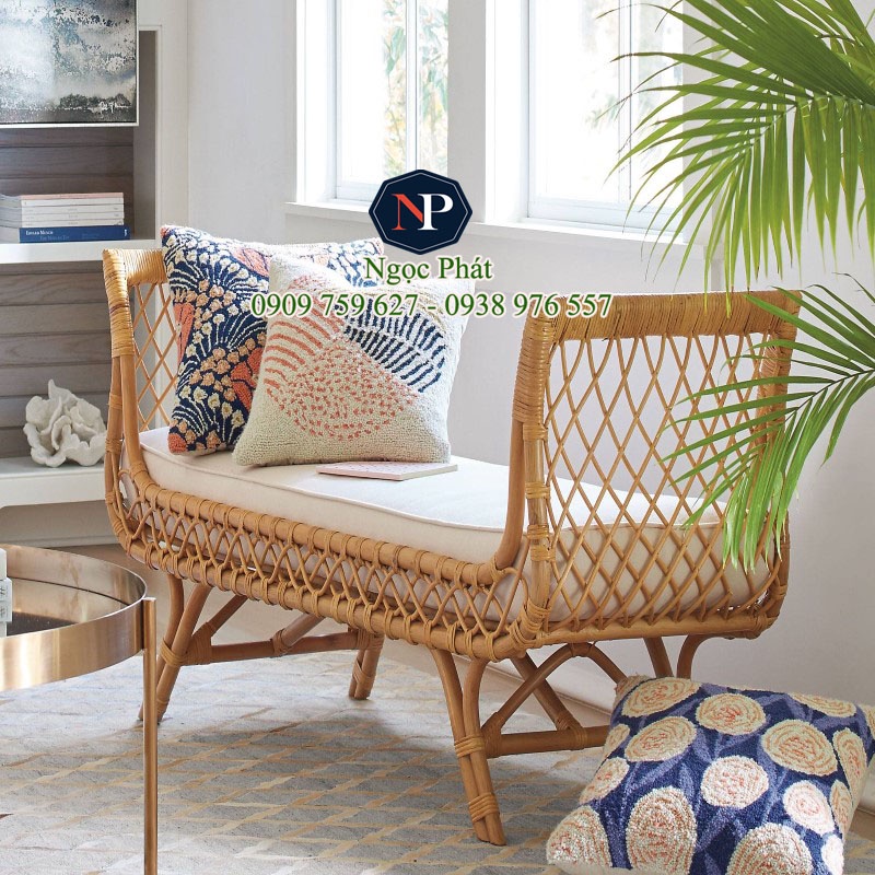 Nệm Ngồi Ghế Salon Mây TIDUS - Nhận Làm Hàng Theo Yêu Cầu.