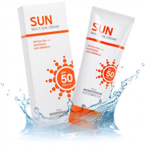 FOODAHOLIC Multi sun cream SPF50+PA+++ 70ml / Korea Shipping