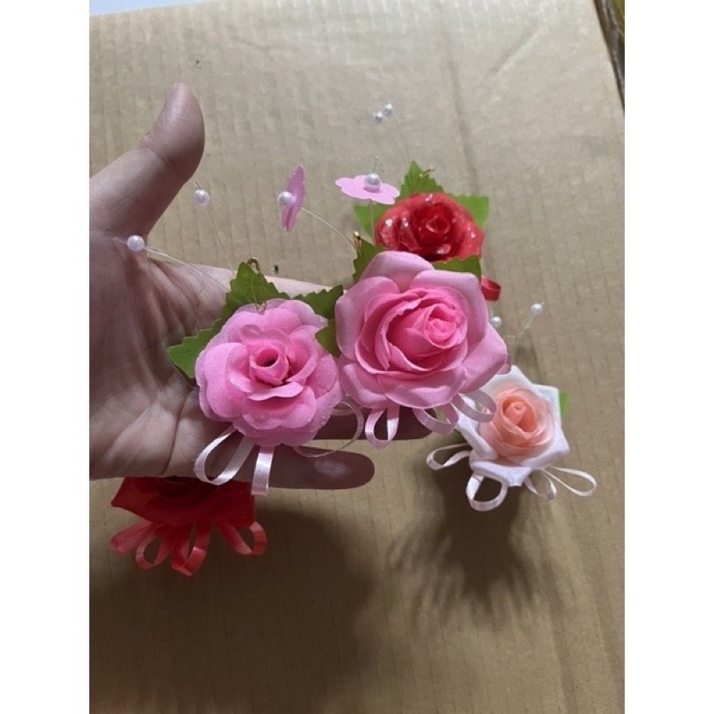 Bông, hoa cài áo đám cưới, hội nghị, lễ tết