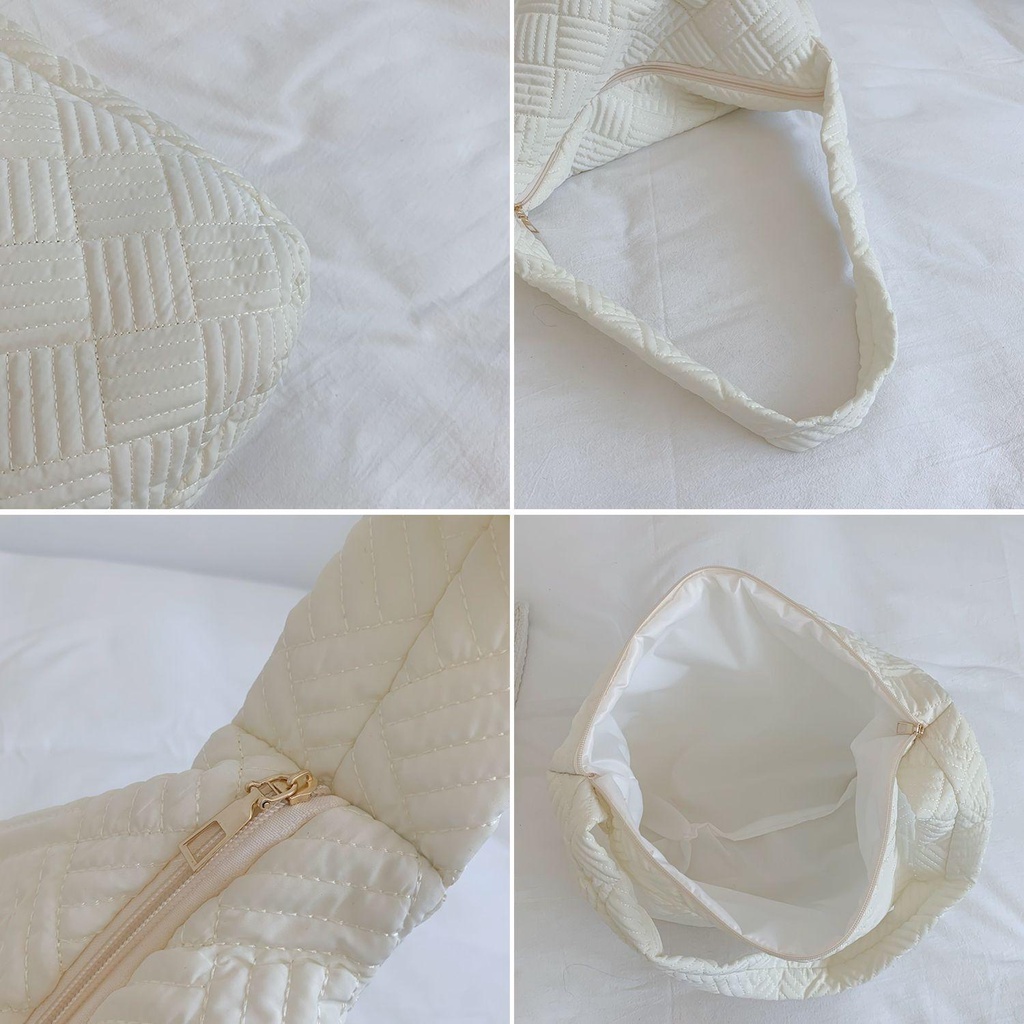 Túi Kẹp Nách Vải Cotton Cỡ Lớn Thời Trang Cho Nữ