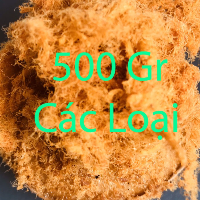 500 Gr chà bông gà - heo / ruốc cay gà heo các loại khô gà lá chanh / nhieuthuhay88