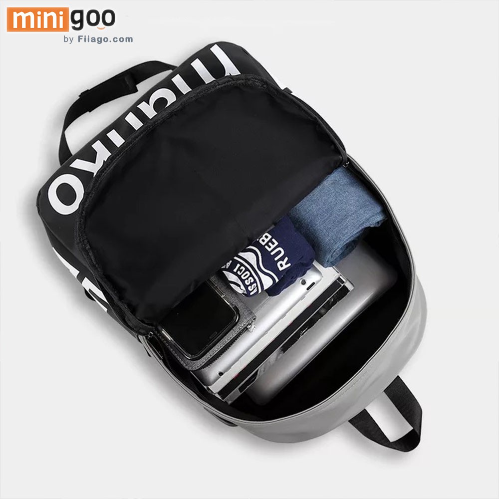 Balo Cao Cấp MANKO M116 Vải Phủ PU Chống Nước Cổng Sạc Nhanh Thời Trang Mới 2021