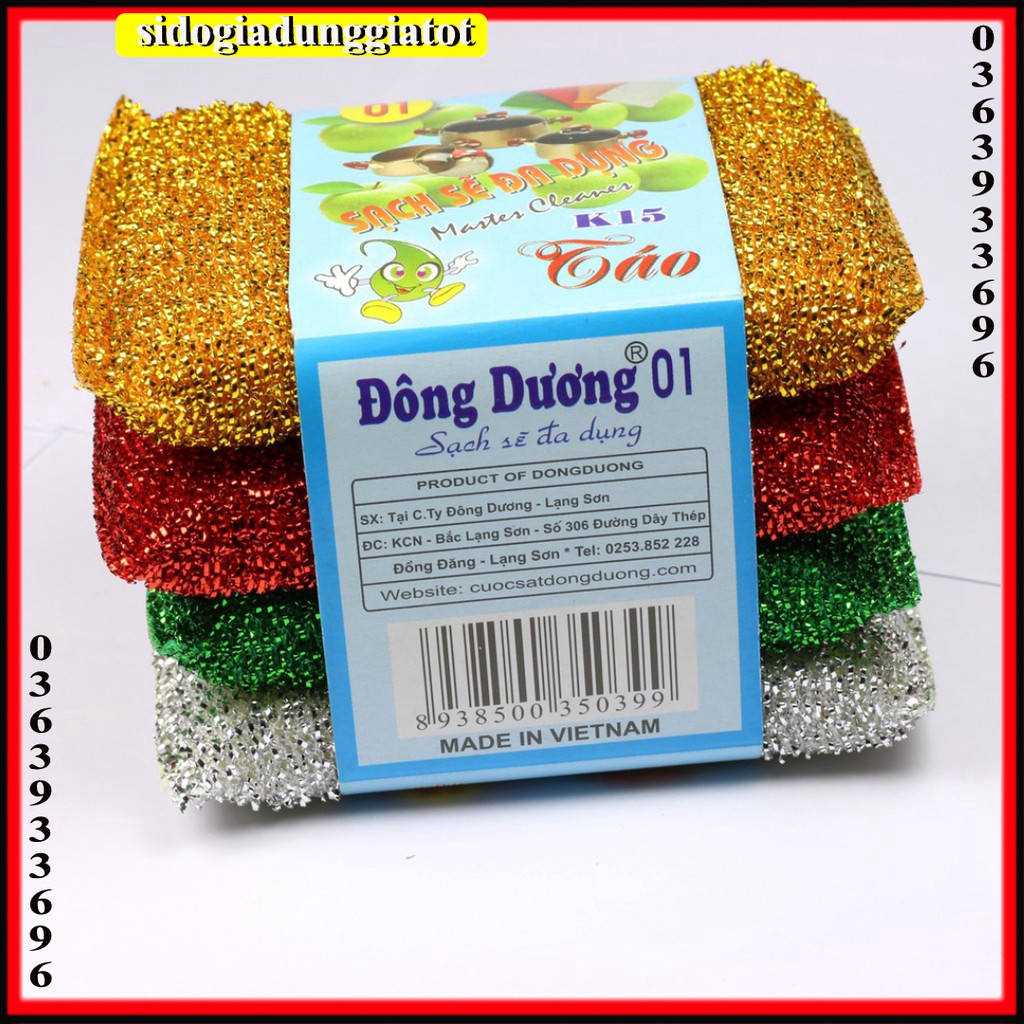 Miếng rửa bát cọ xoong nồi, rửa chén tiên dụng - SĐGDGT