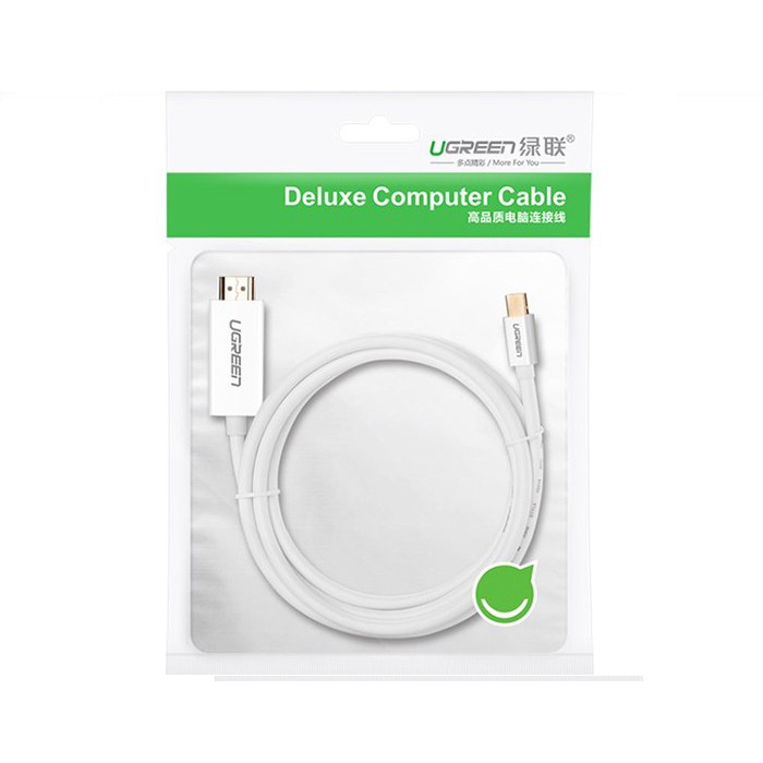 Cáp Chuyển Đổi USB Type-C Sang HDMI 1.5M UGREEN 30841 Hỗ Trợ 4K, 3D - Hàng Chính Hãng - 30841