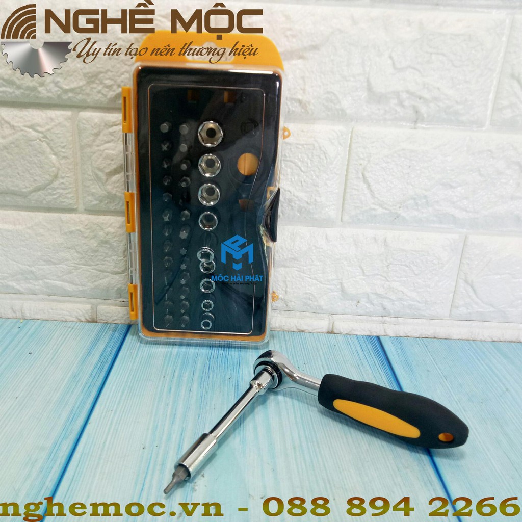 Bộ Mũi Vít Tolsen 20035 38 chi tiết nghề mộc