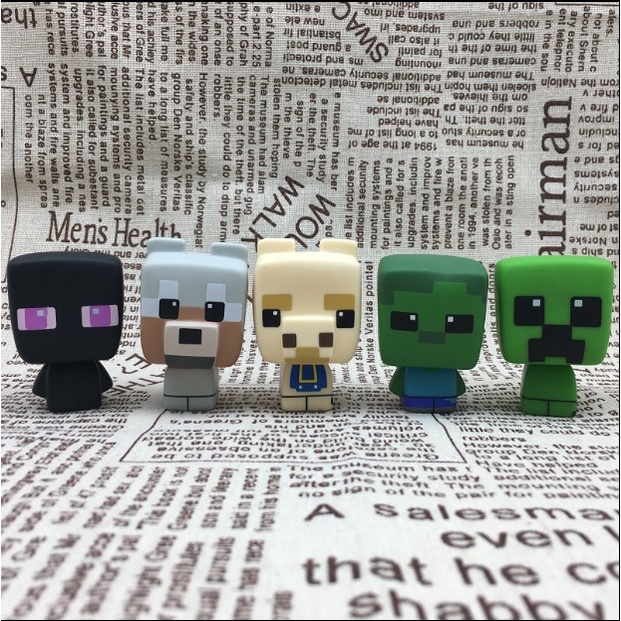 Minecraft Nhân vật chipi chính hãng mojang cực dễ thương