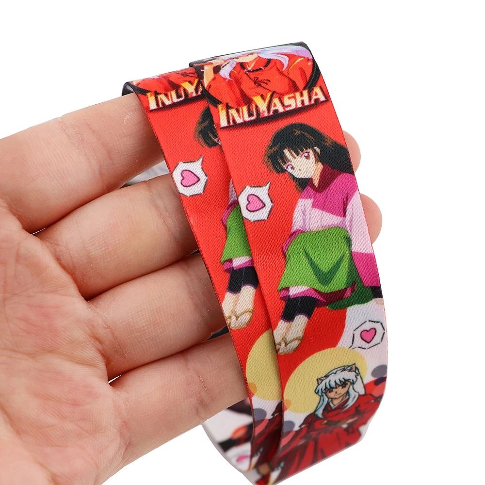 Dây Đeo Cổ Họa Tiết Inuyasha Để Gắn Điện Thoại Di Động Tiện Dụng