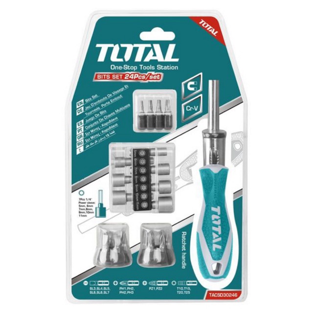 TACSD30246 Bộ tua vít 24 chi tiết Total