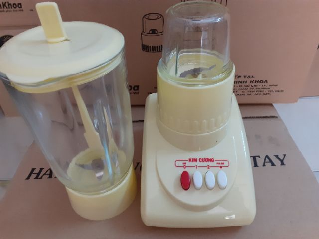 MÁY SINH TỐ KIM CƯƠNG 2 CÓI LY THỦY TINH GIẢM 45K