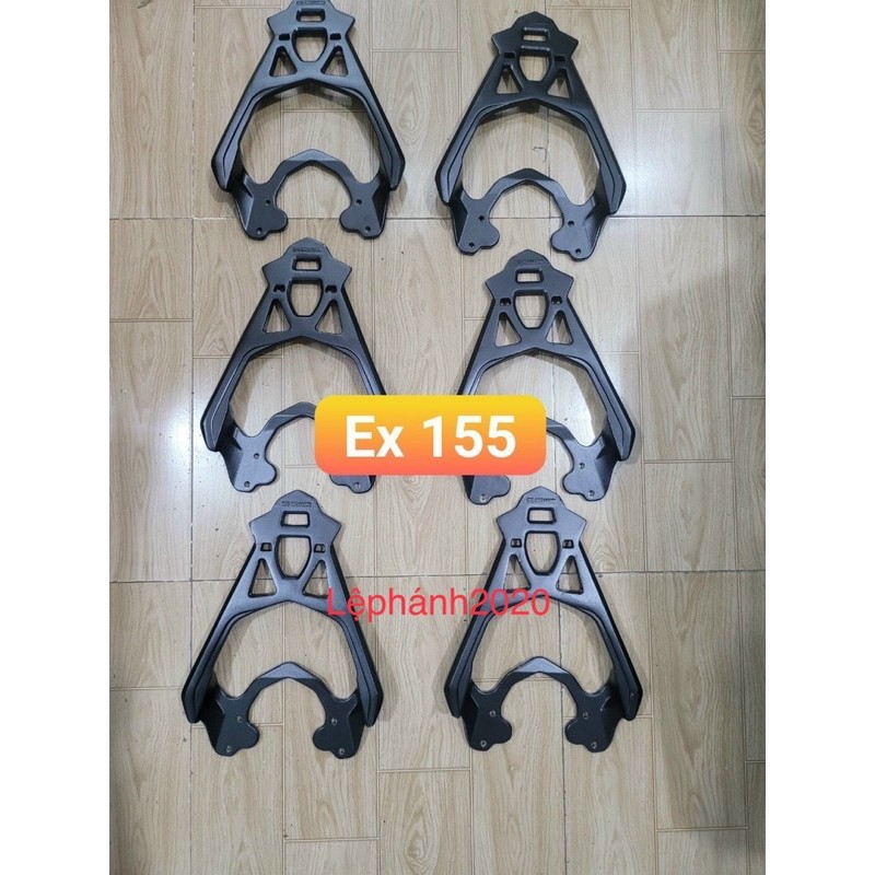 Cảng Sau Nhôm (tay dắt ) EX 155 Exciter 2021 Đen Nhám