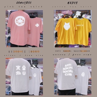 Áo phông, áo thun phản quang chữ tay lỡ freesize form rộng giấu quần unisex nam nữ