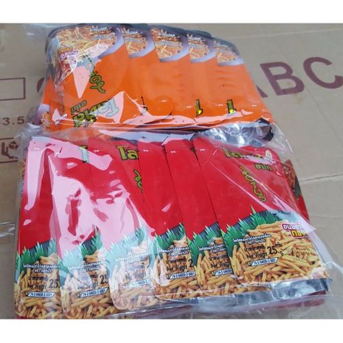 Lốc 13 Gói Bánh Que Bắp Hương Bơ Stick Biscuit (25g) - Bánh Que Thái Ăn Là Ghiền