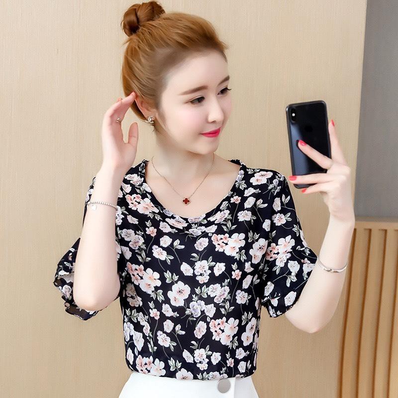 sơ mi hoa tay điệu