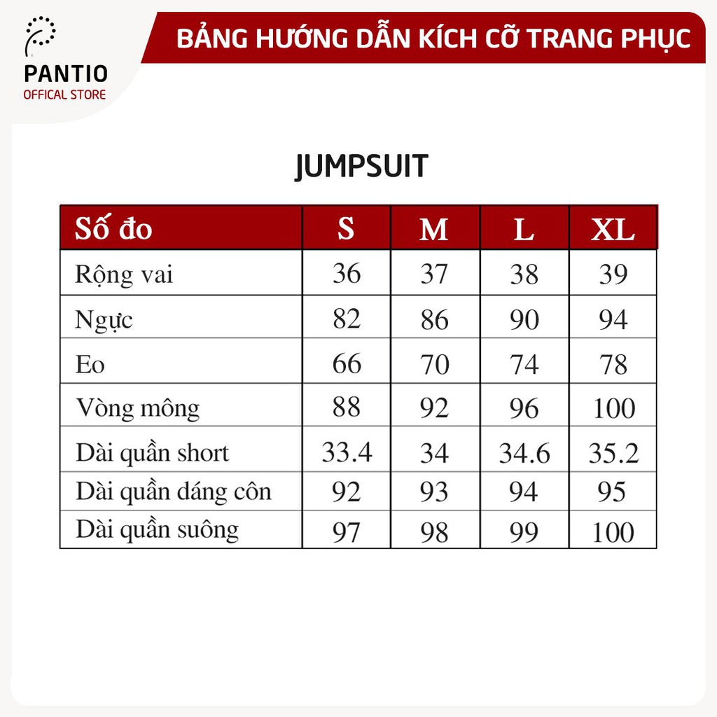 Jumpsuit chất liệu thô kẻ dáng suông không tay FJS3082 - PANTIO