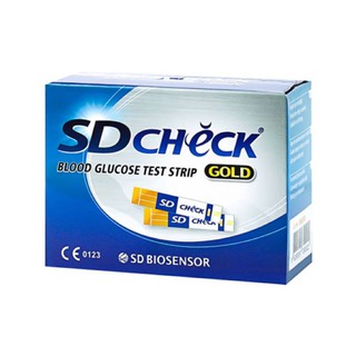 Hộp 50 que Que thử đường huyết SD Check Gold