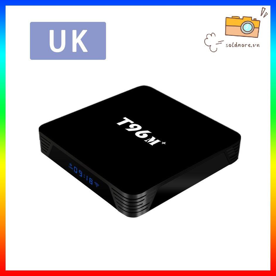 Đầu Phát Wifi T96M + Android 10 Dual Wi-Fi 4k Tv Set-Top Box