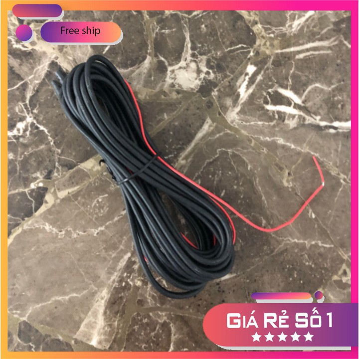 Dây nguồn 4 chân kết nối camera hành trình và camera lùi dài 5m (Màu đen) B | BigBuy360 - bigbuy360.vn