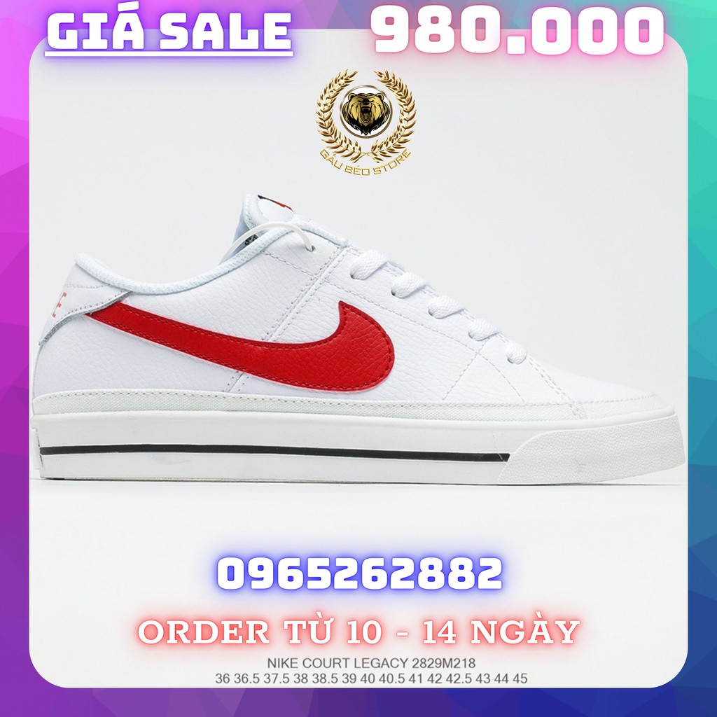 Order 1-2 Tuần + Freeship Giày Outlet Store Sneaker _Nike Court Legacy MSP: 2829M2182 gaubeaostore.shop