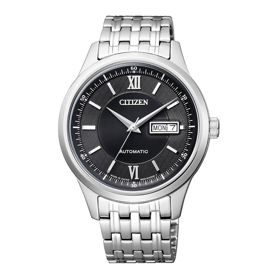 Đồng Hồ Nam Citizen Dây Thép Không Gỉ NY4051-51E - Mặt Đen