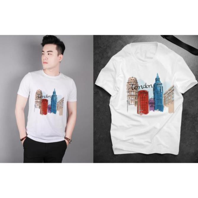 FREESHIP 50k Áo Thun Nam Nữ LonDon PAint Năng Động