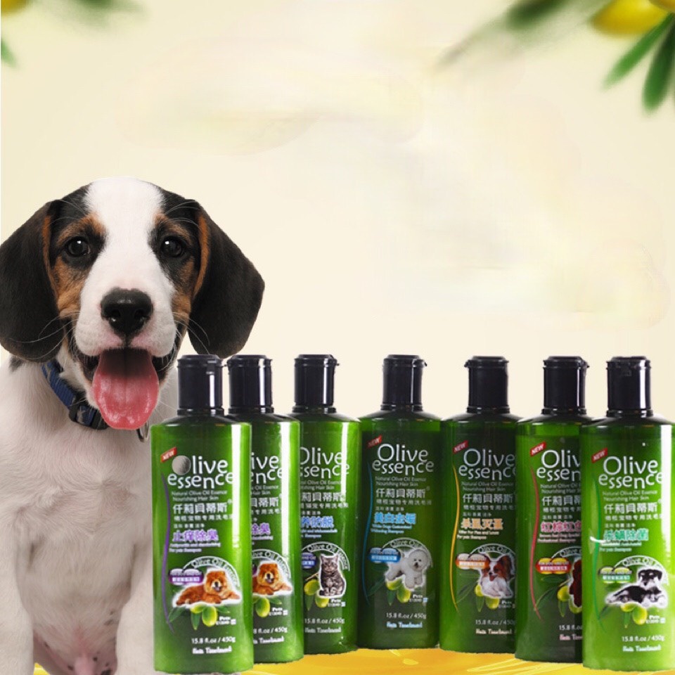 Sữa tắm cho thú cưng olive 450ml - Sữa tắm chó mèo