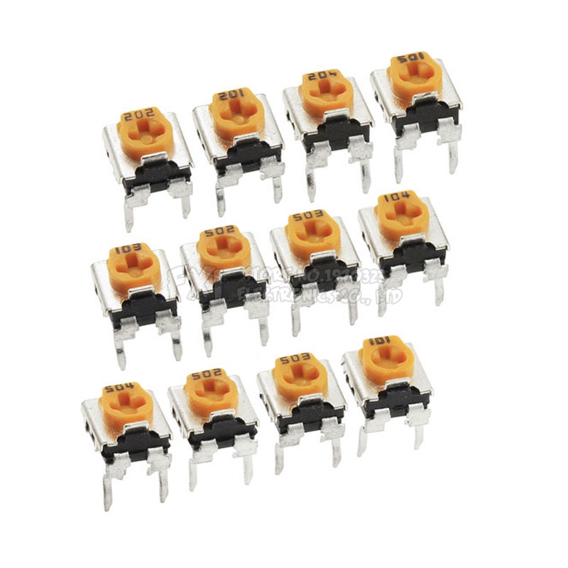 Bộ 20 Chiết Áp WH06-2C 100 200 500 1K 2K 5K 10K 20K 50K 100K 200K 500K 1M ohm Chất Lượng Cao WH06