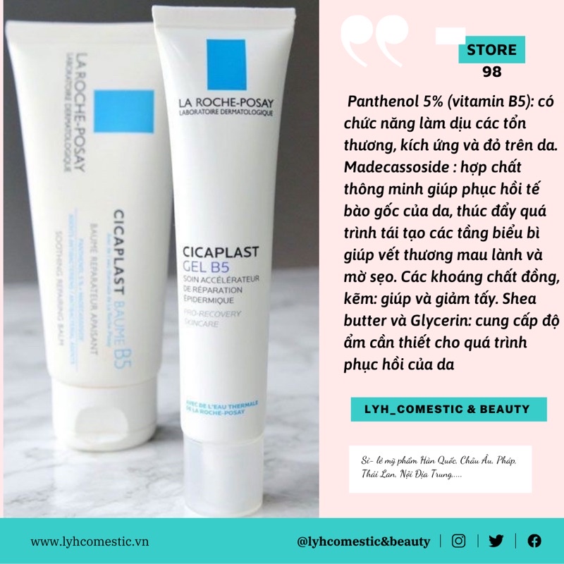 Kem Dưỡng La Roche Posay Cicaplast B5 40ml
