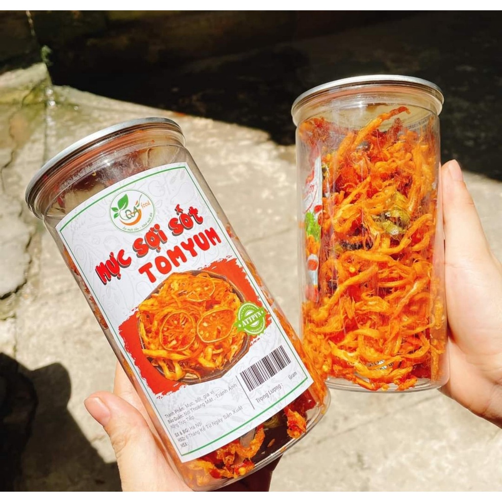 Mực sợi sốt chanh vị Thái tomyum 250g kèm sốt chấm | BigBuy360 - bigbuy360.vn