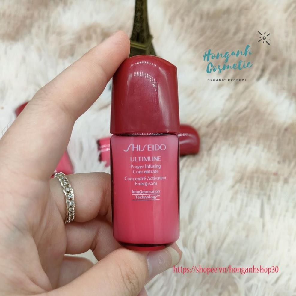 Tinh Chất Dưỡng Da Shiseido Ultimune Power Infusing Concentrate 10ml - bảo vệ làn da khỏe mạnh rạng rỡ