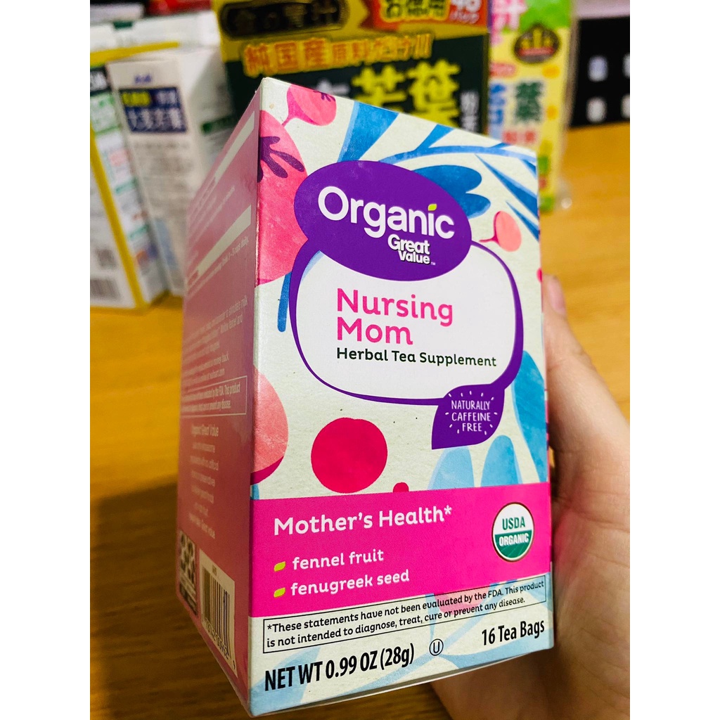 Trà Lợi Sữa Organic Của Mỹ