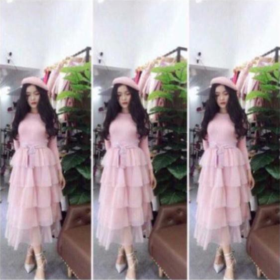 CHÂN VÁY TẦNG NƠ DÁNG DÀI CS1612 - DÀI 81CM | BigBuy360 - bigbuy360.vn