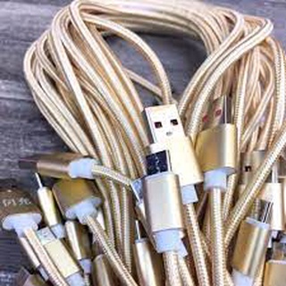 Cáp dây dù 3m Loại 1 Cao Cấp sạc điện thoại android micro USB [Bảo hành 6 Tháng]