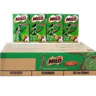 Sữa milo lúa mạch thùng 48 hộp x 180ml