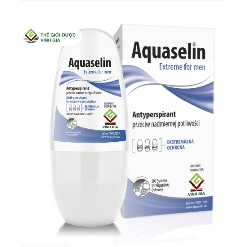 AQUASELIN NAM - Lăn nách, khử mùi đến từ BA LAN (50ml)