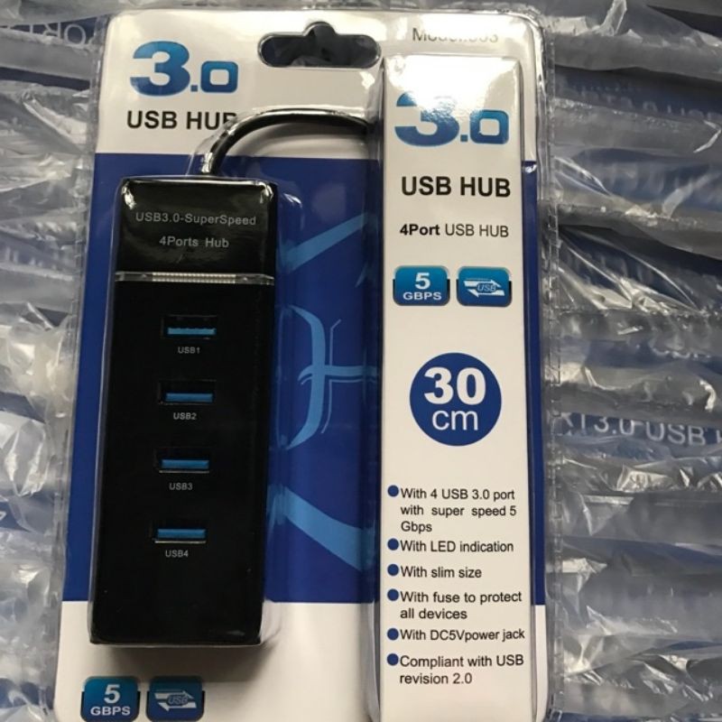 Bộ Chia USB Từ 1 Thành 4 Cổng Usb Tốc Độ 3.0