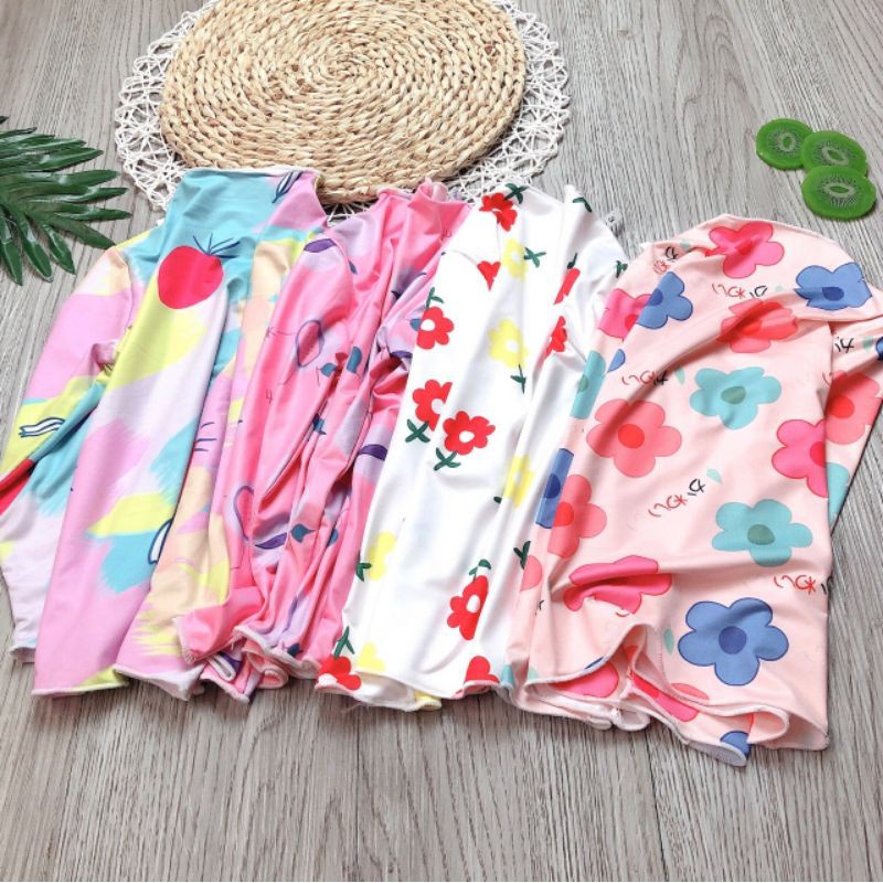 áo bé gái in hình hoa cao cấp bé iu chất vải đẹp đường may may kĩ