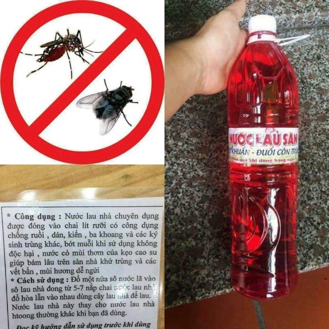 [RẺ NHẤT] Nước lau sàn đuổi muỗi bệnh viện - Nước lau sàn khử trùng bệnh viện