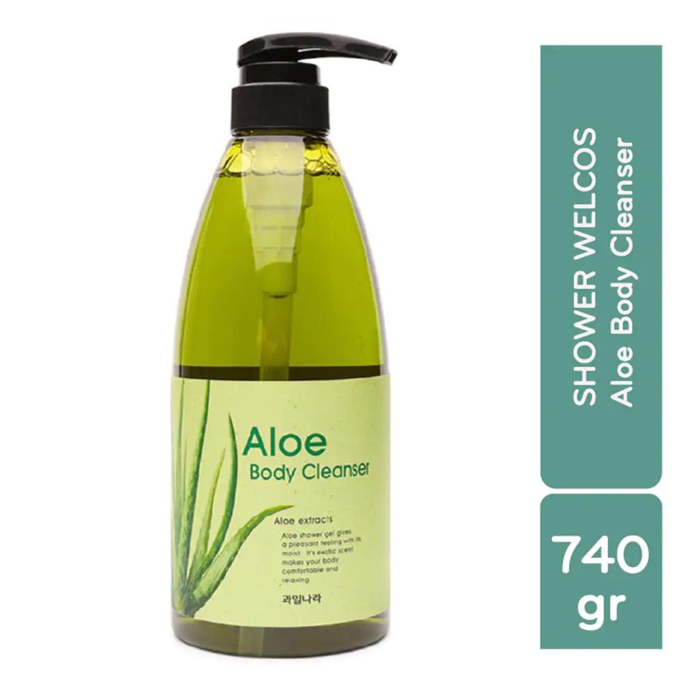 Sữa Tắm Welcos Aloe Body Wash Tinh Chất Lô Hội 740g