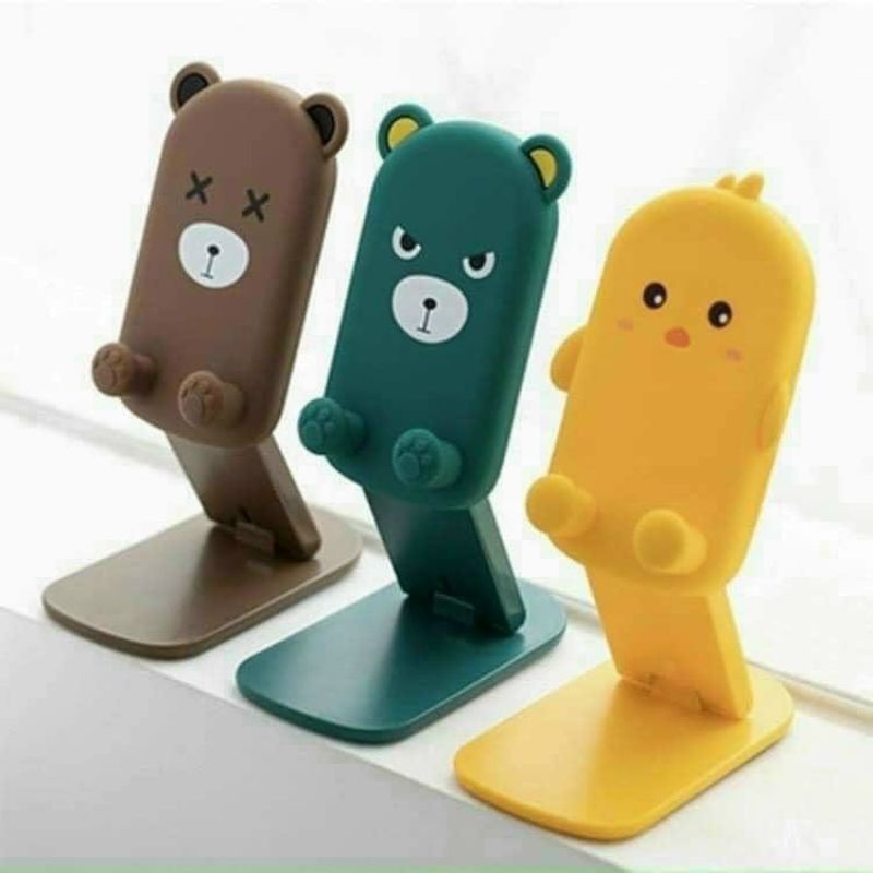 KỆ ĐỂ ĐIỆN THOẠI GẤP GỌN HÌNH GẤU KUTE❤️
