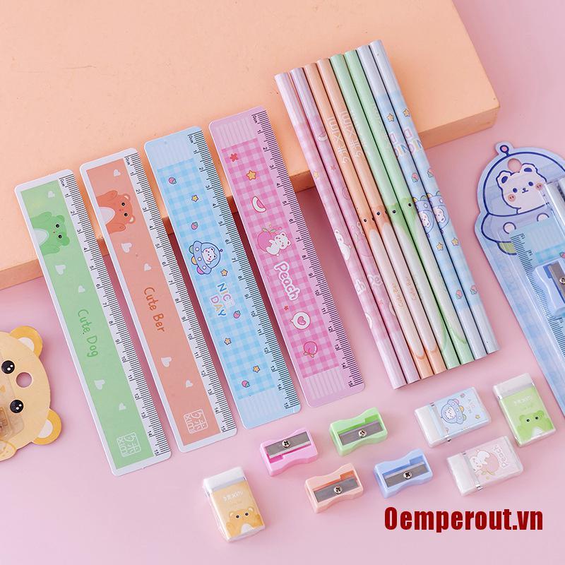 Oemperout❤Burnisher Pencil Set For School Student Writing Drawing Pencil Set School Items