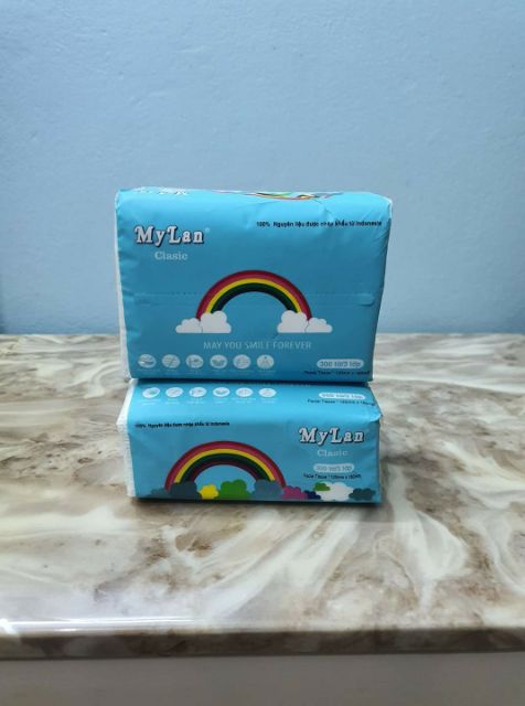 THÙNG 30 GÓI GIẤY ĂN CẦU VỒNG MY LAN