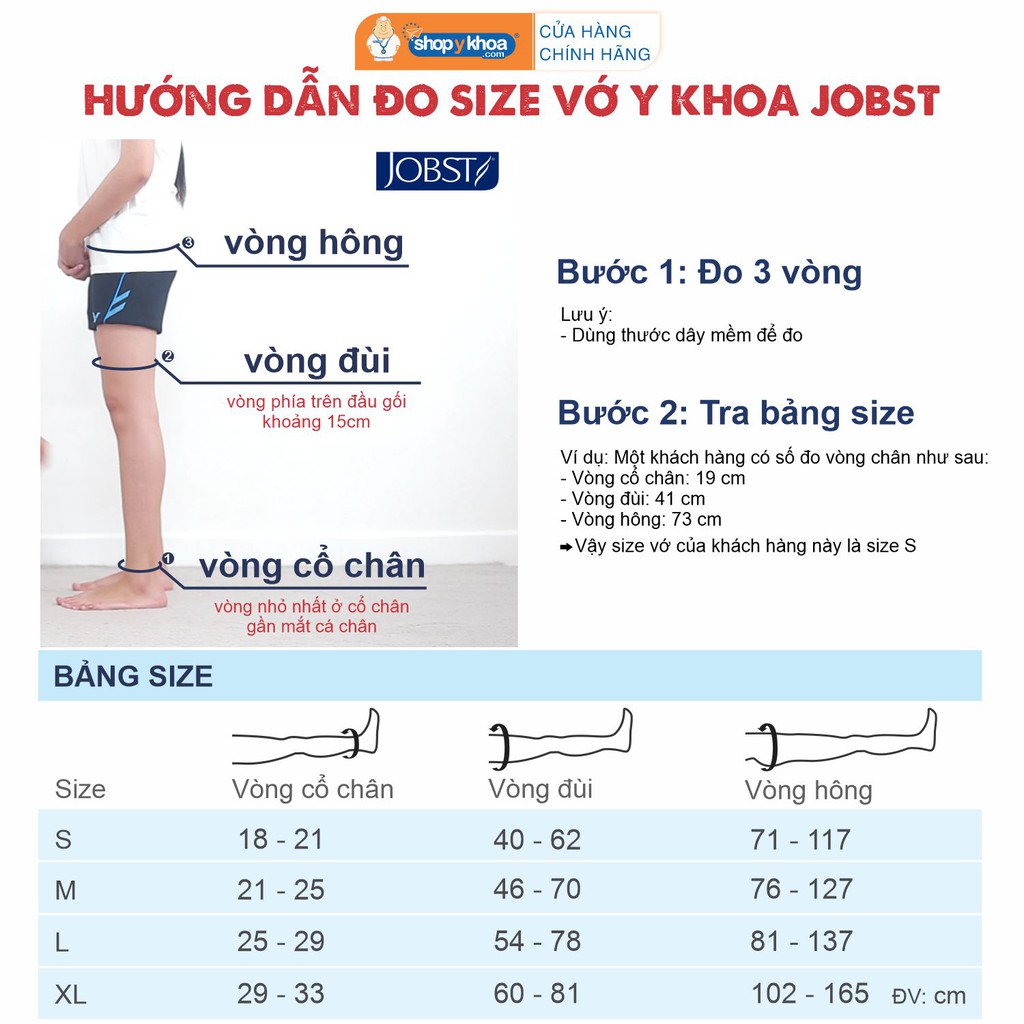 Vớ y khoa hông JOBST Opaque - Mỏng, màu da, hở ngón,20 - 30 mmHg, điều trị giãn tĩnh mạch chân (tất y khoa)