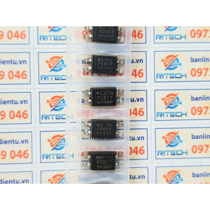 Combo 10 con EL817C, PC817, PC817C SOP-4 hàng nhập khẩu